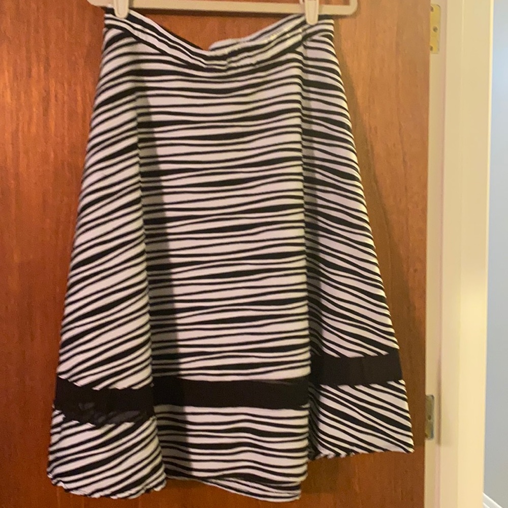 Black and white skirt